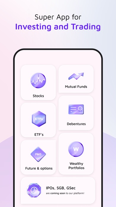 Wealthy: Stocks & Mutual Funds Screenshot