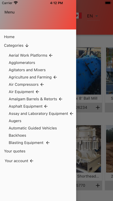 Savona Equipment Screenshot