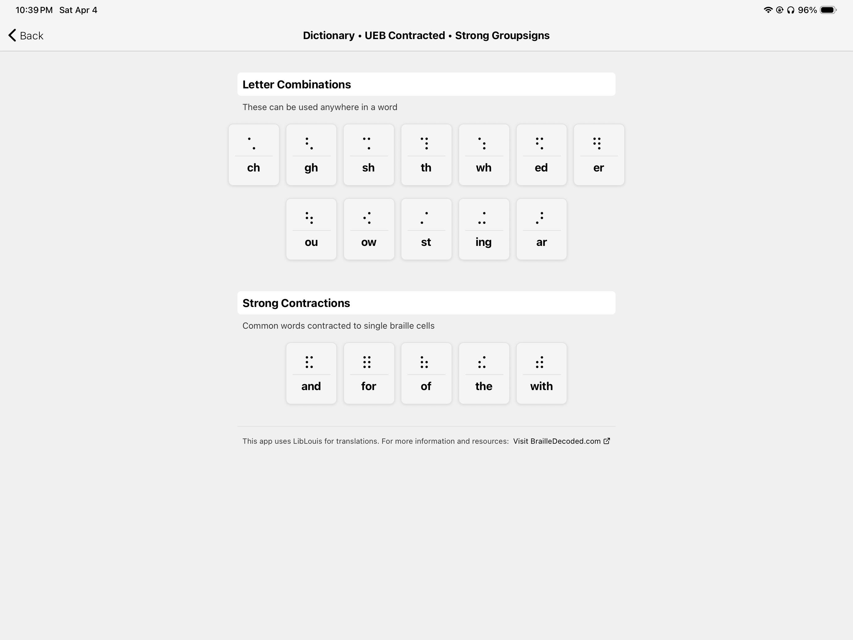 Braille Decoded EDU screenshot 15