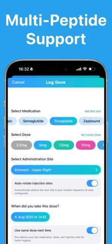 Jabby GLP-1 Medication Tracker iPhone screenshot