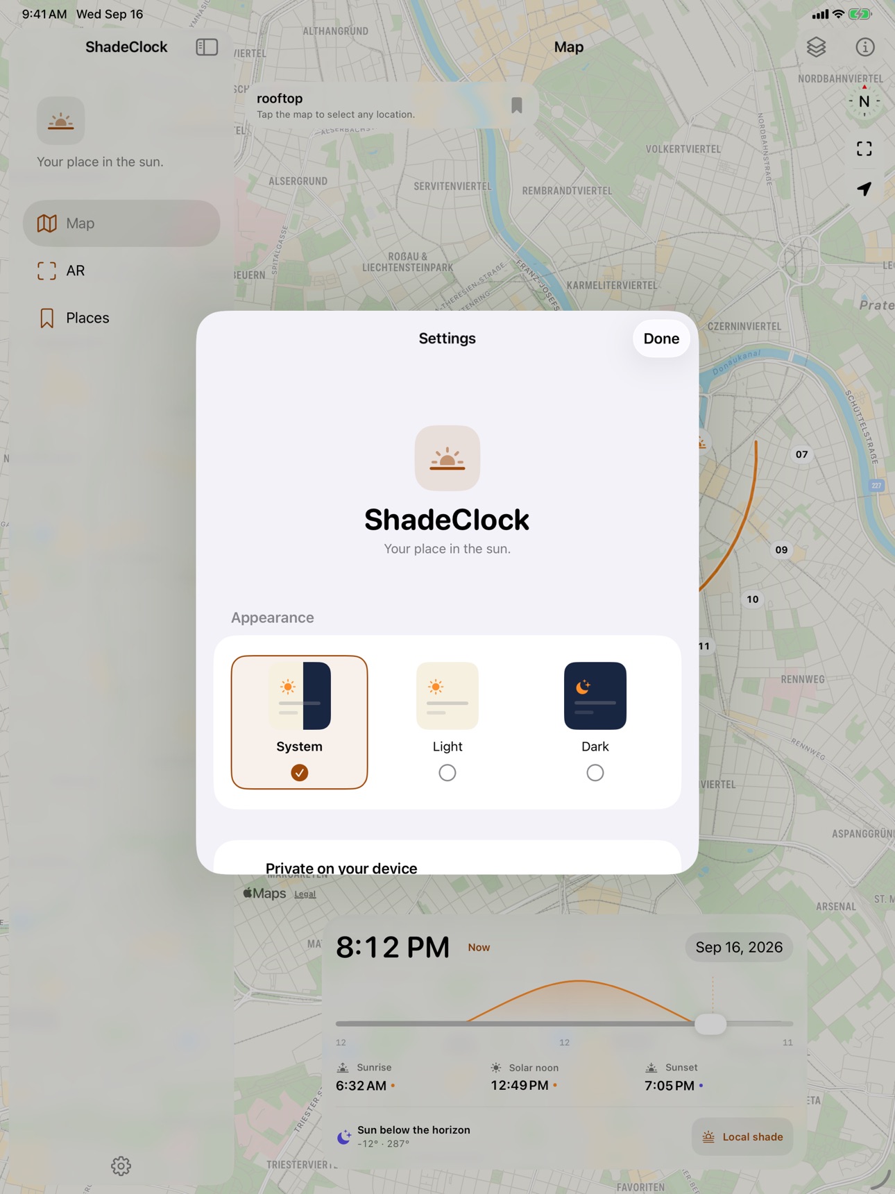 Screenshot 7 of ShadeClock