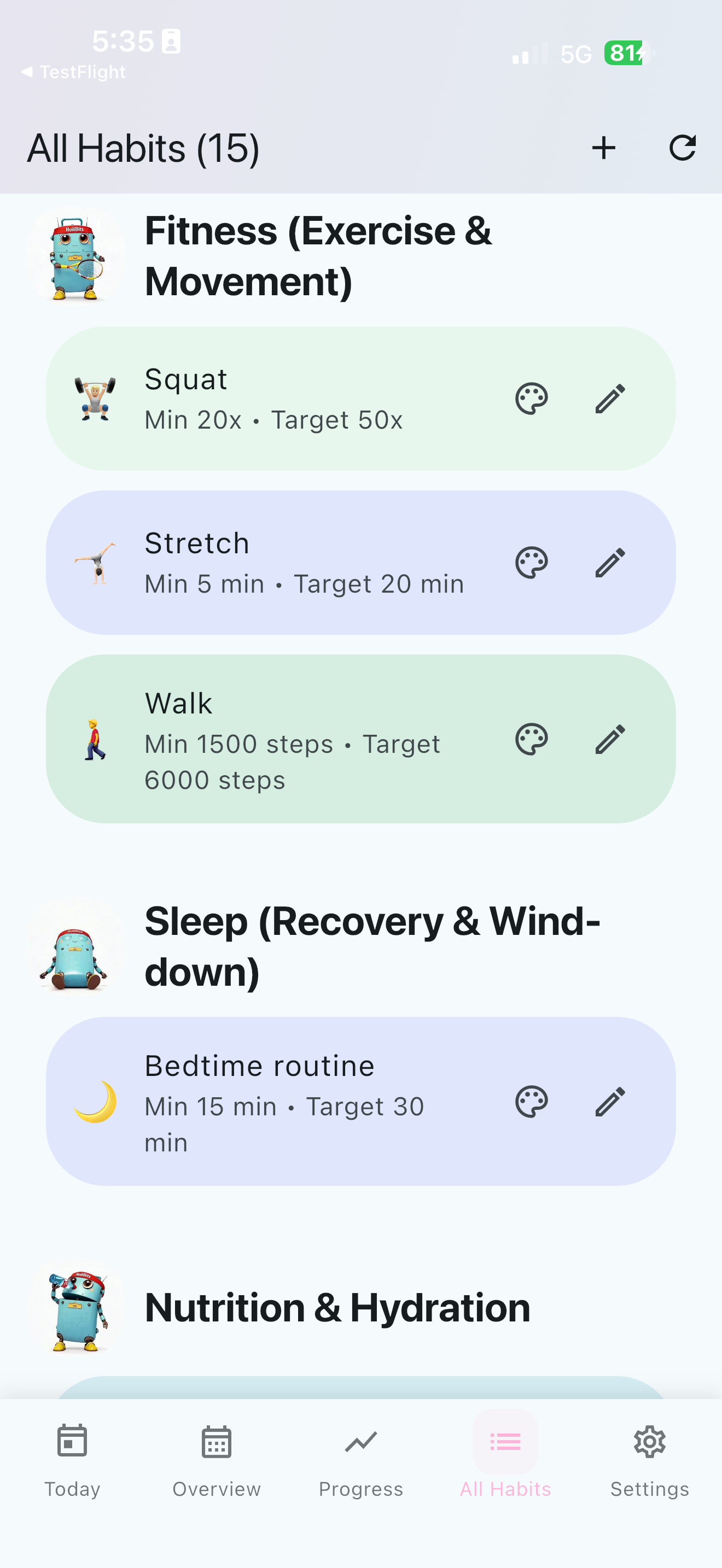 HoiiiBits: Habits