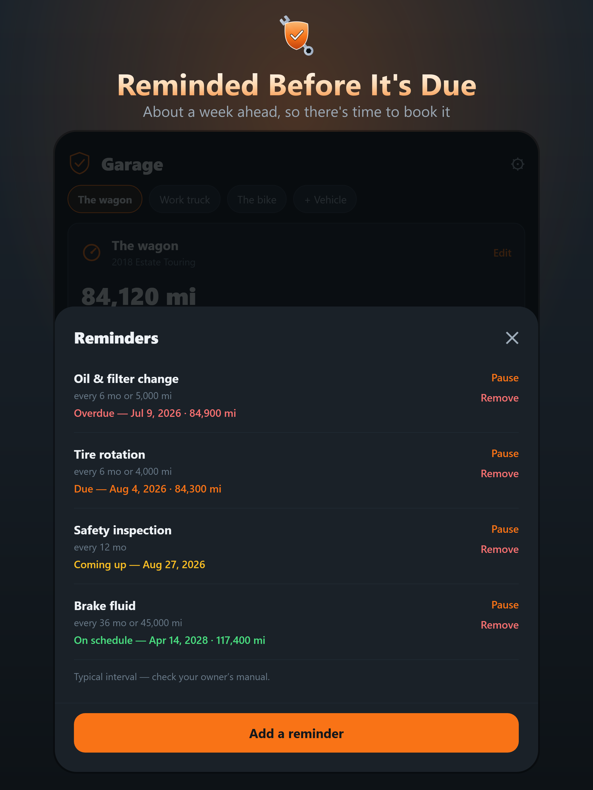 Car Maintenance Tracker: Log screenshot 12