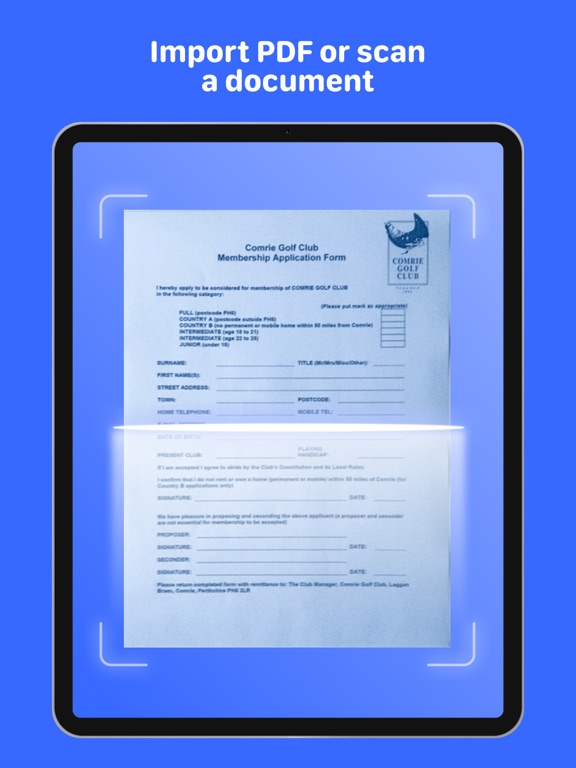 Fill and Sign: PDF form filler iPad screenshot 5 - Utilities app