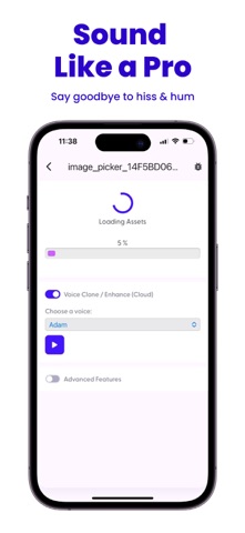 Xound: AI Audio Enhancer iPhone screenshot