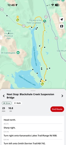 Explore Canmore iPhone screenshot