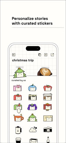 daplit: Sticker Journal & Zine iPhone screenshot