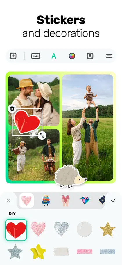 Screenshot 6 di 6 di Collageable: Photo Collage