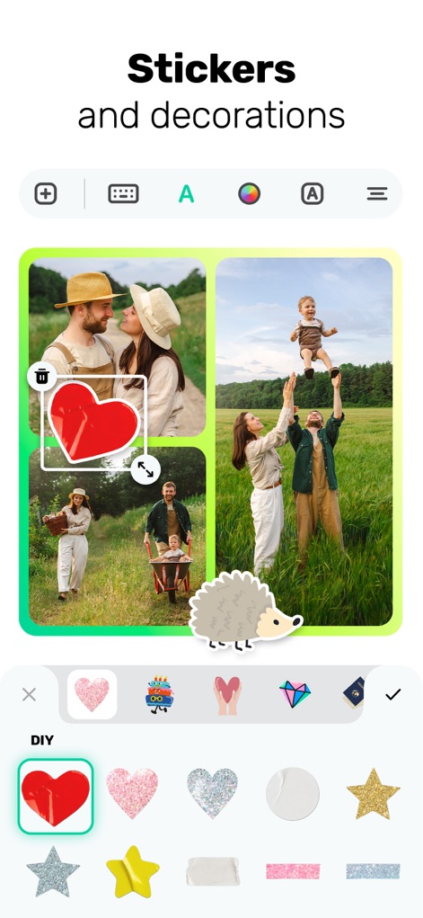 Photo Collage - Collageable - Sticker & Dekorationen