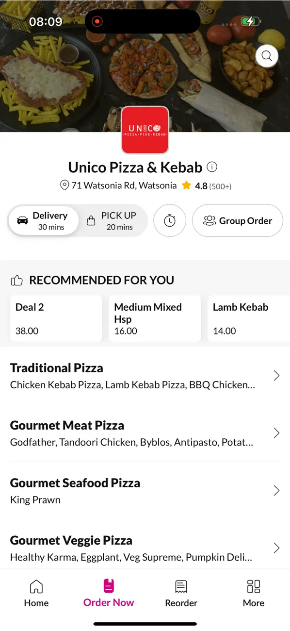 Screenshot #2 pour Unico Pizza & Kebab