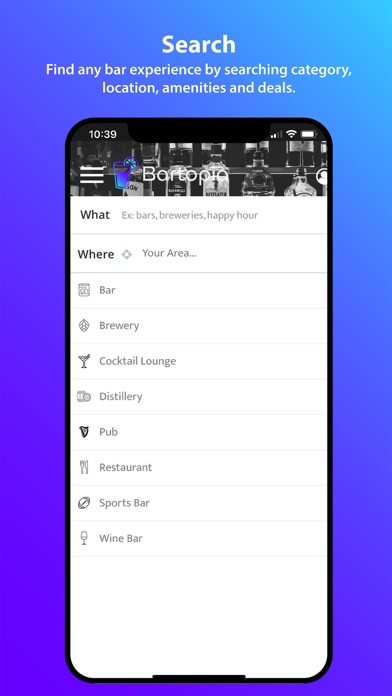 Bartopia: Food & Drink Deals Screenshot