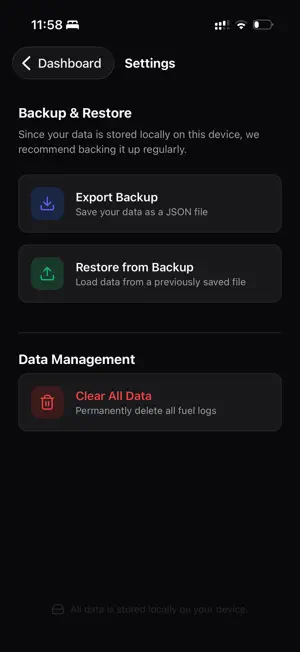 MileageMate: Fuel Tracker 截图