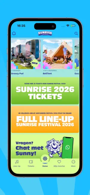 Sunrise Festival BE iPhone screenshot 1