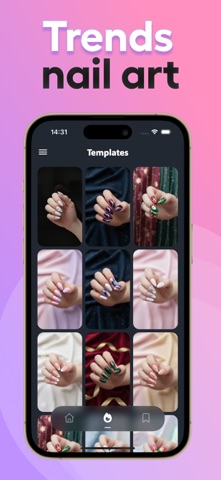 AI Nail Art Generator - NailX iPhone screenshot