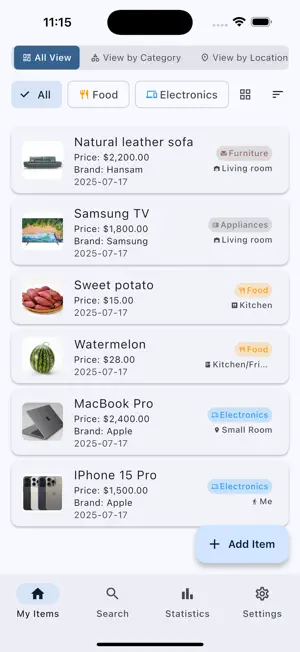 MyThings Manager screenshot 1