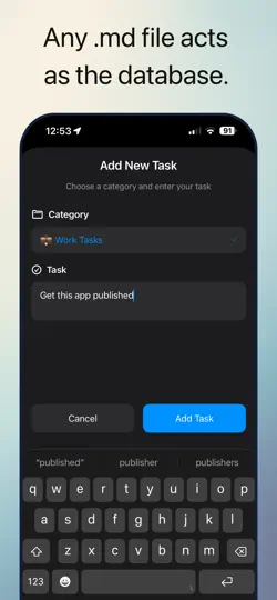 Tasks.md iPhone Screenshot 4