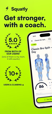 Squatly: AI Strength Coach Screenshot 1 of 8