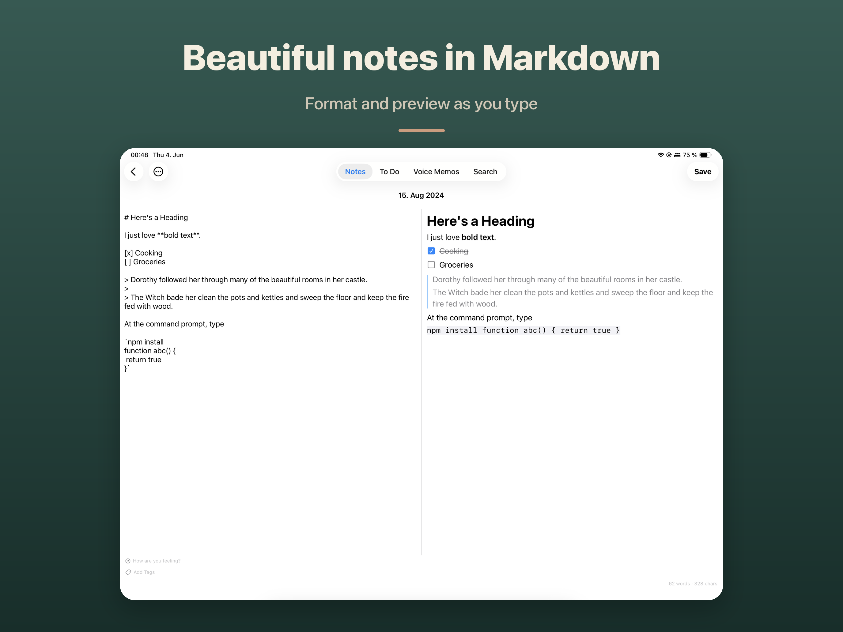 NoteList: Todo and Markdown screenshot 11