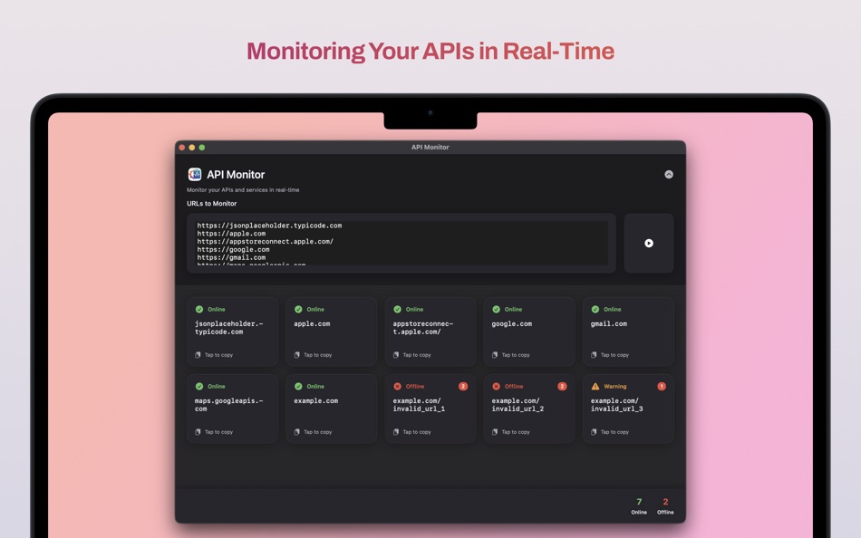 #1. API Monitor (macOS) Által: Volodymyr Sichka