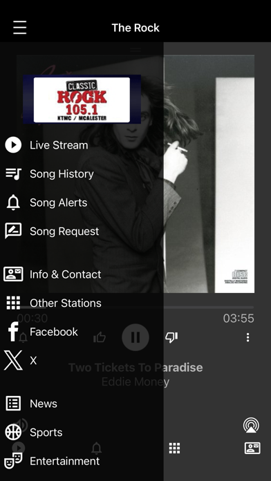 KTMC FM ROCK 105.1 Screenshot