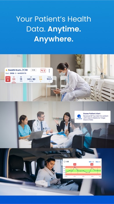Dozee Doctor's App Screenshot