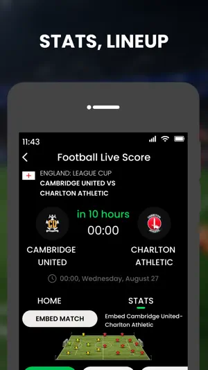 Live Football Matches : Sport screenshot 3