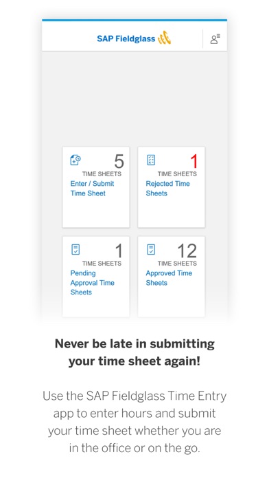 Screenshot #2 pour SAP Fieldglass Time Entry