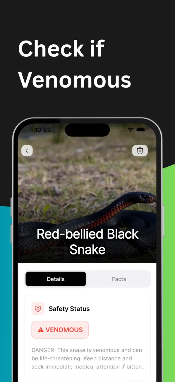 #3. Snake Identifier: Scanner (iOS) Ved: Ivan Trajanovski