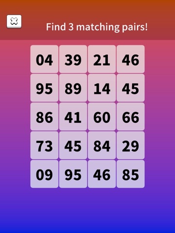 Brain Training:Find Numbers iPad screenshot