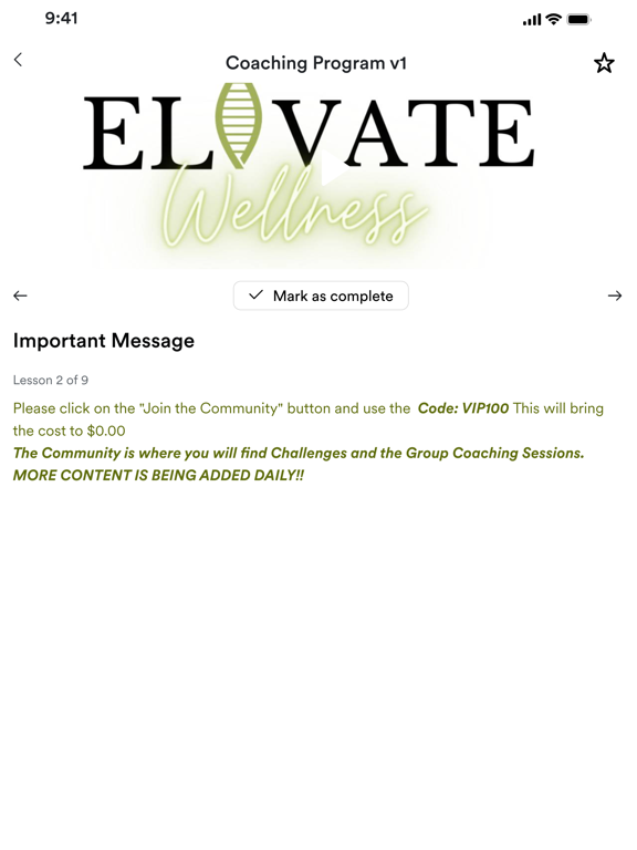 Screenshot #6 pour Elyvate Wellness