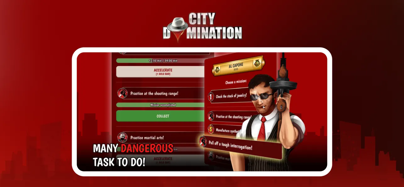 Screenshot #3 pour City Domination – Mafia MMO