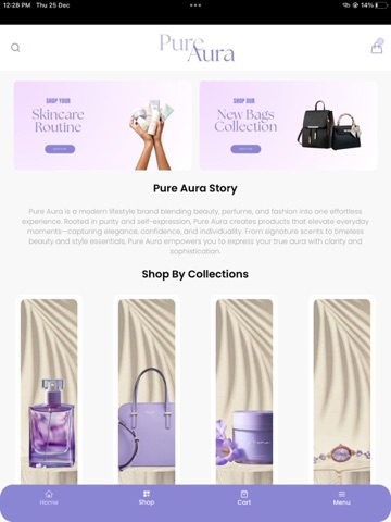 Pure Aura iPad screenshot