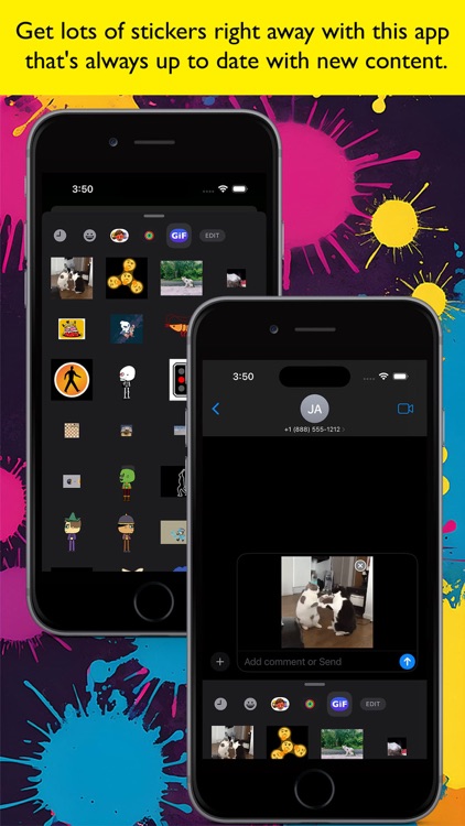 Gif Stickers . by luca calciano