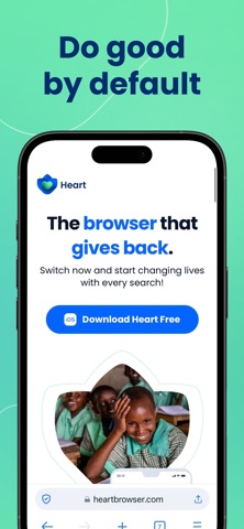 Heart – Browser That Does Good Screenshot 1 of 8