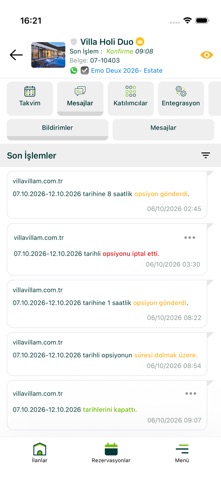 Kiralama Takvimi iPhone screenshot 6