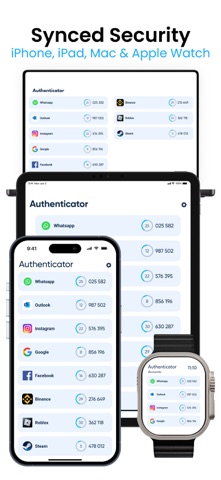 Authenticator App ：2FA, MFA iPhone screenshot