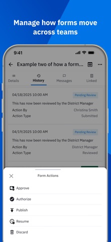 Workcloud My Work iPhone screenshot