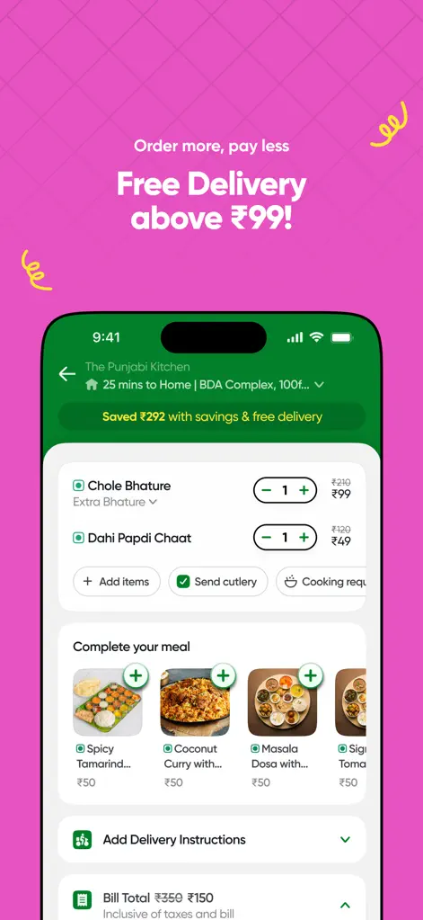 toing - Food Delivery - Food & Drink App | MWM