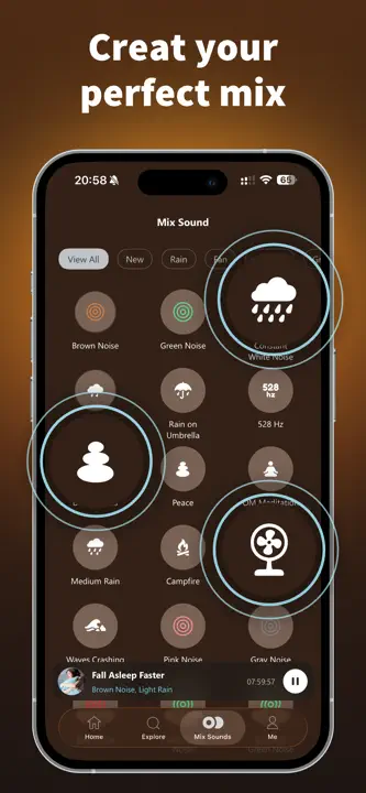 Brown Noise App for Sleep : capture d’écran 4 sur 6