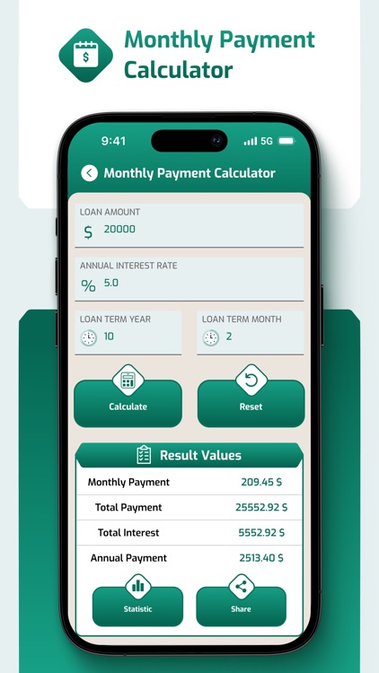 Loan Emi Analysis Calculator