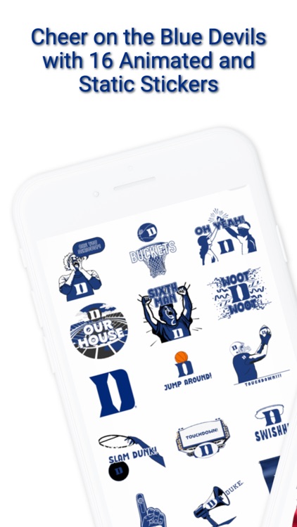 Blue Devils Sticker Pack 2024