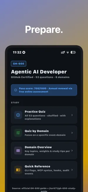 GH-600 Agentic AI Dev ExamPrep screenshot 1