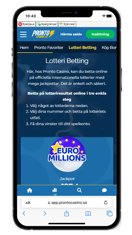 ProntoCasino screenshot-8