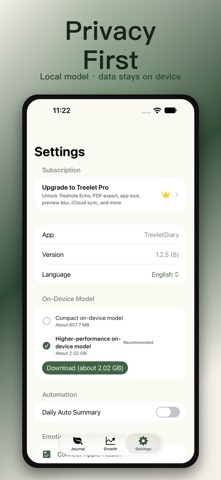 Treelet Diary: Mood Journal Screenshot 7 of 7