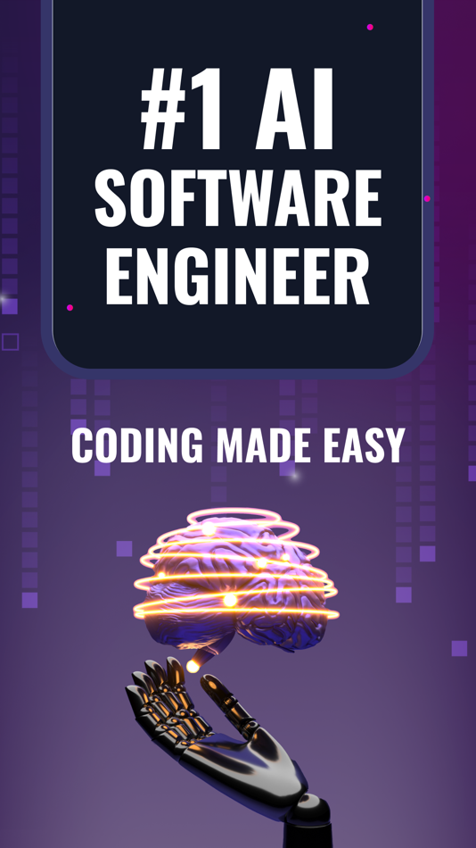 #1. Dev AI: AI Code Generator (iOS) 由: Malik Hamza Khalid