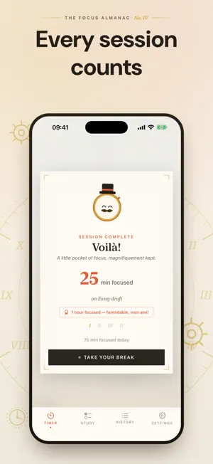 Pomodoro Timer: MonsieurTick screenshot 4