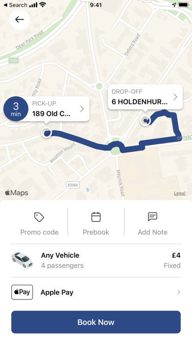 United Taxis Ltd Screenshot