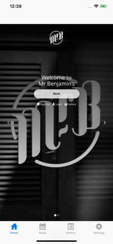 Mr Benjamin's app screenshot