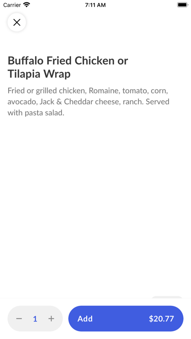 App screenshot