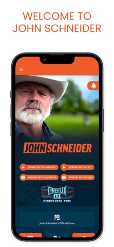 John Schneider app screenshot